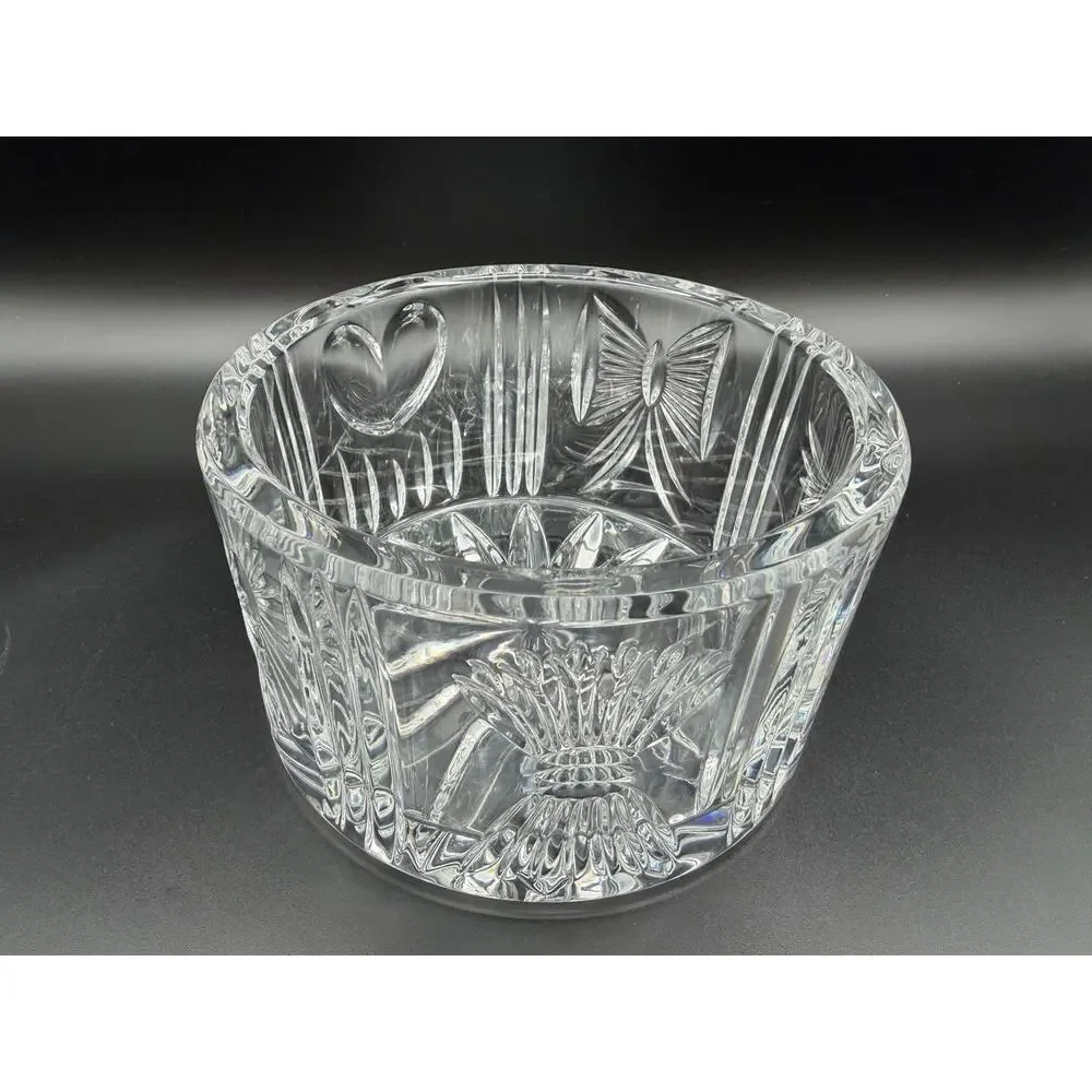 Waterford Crystal Millennium Collection Champagne Wine Bottle Coaster 5” VNTG